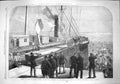 Original Old Antique Print 1865 Great Eastern Ship Brighton Atlantic Telegraph