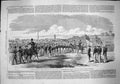 Original Old Antique Print 1865 Admiral Michael Seymour Victoria Cross Southsea