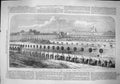 Old Antique Print 1865 Belgian National Rifle Brussels Camlets Yokohama 19th