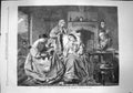 Original Old Antique Print 1865 Foster Sisters Ladies Family Home John Bostock