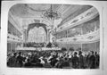 Original Old Antique Print 1865 Lord Brougham Social Science Congress Sh 19th