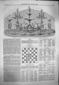 Original Old Antique Print 1865 Testimonial Jackson Birkenhead Pistoja Railway