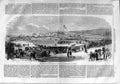 Old Antique Print 1865 Show Yards Agricultural Exhibition Canada Montreal 19th
