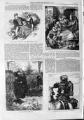 Original Old Antique Print 1865 Donquixote Enoch Arden Romance Spinnin Victorian