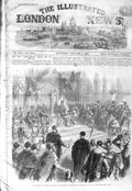 Old Antique Print 1866 Emperor Austria Hungarian Parliament Palace Buda 19th