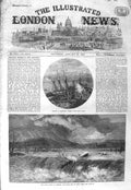 Old Antique Print 1866 Ship Wrecks Brixham Torbay Floods Exeter River Exe 19th