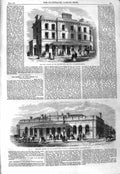 Original Old Antique Print 1866 Station Railway Metropolitan Railway Aldergate