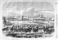 Original Old Antique Print 1866 Fenian Conspiracy Ireland Dragoon Guards Dublin