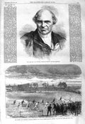 Old Antique Print 1866 Portrait Whewell Trinity College Oxford Athletics 19th