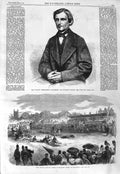 Old Antique Print 1866 Ossip Ivanoff Kostromskoi Czar Athletics Beaufort 19th