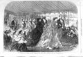 Original Old Antique Print 1866 Marriage Princess Mary Cambridge Prince Teck