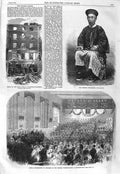 Old Antique Print 1866 Pin-Ta-Chun Orphan School Haverstock-Hill Children 19th