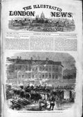 Original Old Antique Print 1866 War Austrian Cuirassiers Haynau Frankfort Army