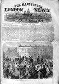 Original Old Antique Print 1866 War Waggon Prussian Vivandieres Vienna Horses