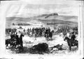 Old Antique Print *3573 1866 War King Crown Prince Prussia Battle Sadowa