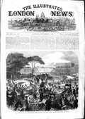 Old Antique Print 1866 War Corso Padua King Italy River Bridge Procession 19th
