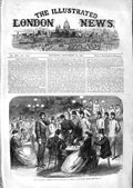 Original Old Antique Print 1866 War Sketch Volksgarten Vienna Siers Victorian