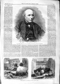 Original Old Antique Print 1866 Thomas Watson College Physicians Boiler Chatham