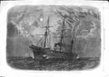 Original Old Antique Print 1866 Atlantic Telegraph Ship Albany Buoyin Victorian