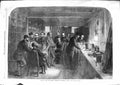 Antique Old Print *3578 1866 Men Testing Recovered Atlantic Telegraph Cable