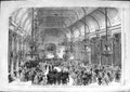 Old Antique Print 1866 Grand Ball English Volunteers Brussels Lord London 19th