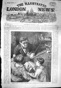 Original Old Antique Print 1867 Whom To Punish School Teacher Children Victorian