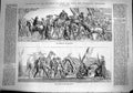 Old Antique Print *3589 1867 Bas-Reliefs Monument Burke Wills Explorers