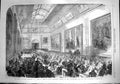 Original Old Antique Print 1867 Prince Wales Kensington Museum Paris Exhibition