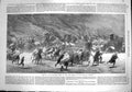 Original Old Antique Print 1867 Lord Clarence Paget Suex Canal Ismailia Camels