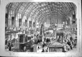 Old Antique Print *3597 1867 Intercolonial Exhibition Melbourne Australia