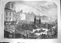 Original Old Antique Print 1867 Works Holborn Valley Viaduct Buildings Fine Art