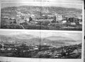 Original Old Antique Print 1867 View City Dunedin Otago New Zealand F Victorian