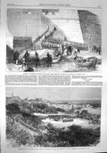 Antique Print *3618 1867 Patrick Grant Governor Malta Lady Airey Gibraltar