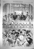 Antique Print *3621 1867 Imperial Tribune Race Grand Prix Paris Longchamps