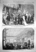 Original Old Antique Print 1867 Cossack Circass Costumes Paris Bertram Roberts