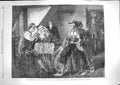 Old Antique Print 1867 Peg Woffington Visit Triplet Children Solomon Art 19th