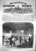 Original Old Antique Print 1867 Packing Saddlery Woolwich Dockyard Abyssinian