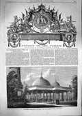 Original Old Antique Print 1867 Paris Exhibition Boiler-House Tunnelling 19th