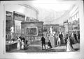 Old Antique Print 1867 British Picture Gallery Paris Exhibition Paintings 19th