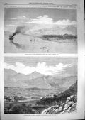 Original Old Antique Print 1867 Abyssinia Zoulla Annesley Hay Camp Weah Tekonda
