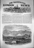 Original Old Antique Print 1867 Harbour St. Thomas Earthquake Ship Wrecks 19th