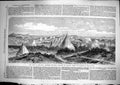 Original Old Antique Print 1867 Camps Royal Engineers Artillery Bermuda Fever