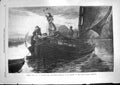 Original Old Antique Print 1868 Wafted Away Boat Sailing Barwell Fine Art 19th
