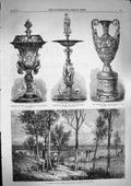 Original Old Antique Print 1868 Bremer Railway Ipswich Queensland Testimonial