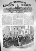 Old Antique Print 1868 Prince Princess Wales St. Bartholomew'S Hospital 19th