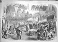 Old Antique Print 1868 Prince Wales Knight St. Patrick Cathedral Dublin 19th
