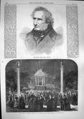 Old Antique Print 1868 John Burnet Engraver Florence Crown Prince Italy 19th