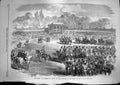 Antique Old Print *3634 1868 Tournament Florence Marriage Crown Prince Italy