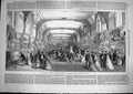 Original Old Antique Print 1868 Leeds Exhibition Gallery British Painters Oil