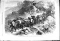 Old Print 1868 Abyssinian Expedition Return Army Magdala Siers Horses We 19th
